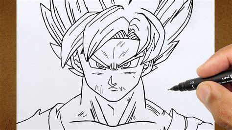 como é que desenhar o goku